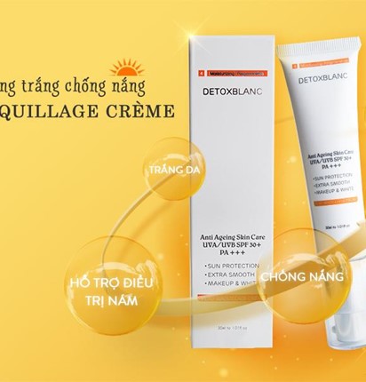 Kem dưỡng trắng da chống nắng PEAU MAQUILLAGE CRÈME