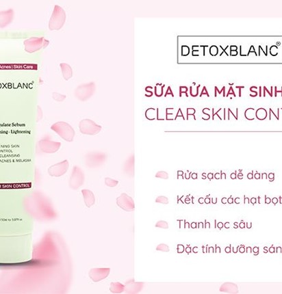 Sữa rửa mặt sinh học đa năng CLEAR SKIN CONTROL 